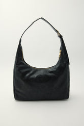 Tribeca Black Distressed PU/Gold